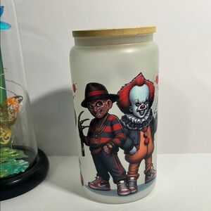 Horror glass cup
